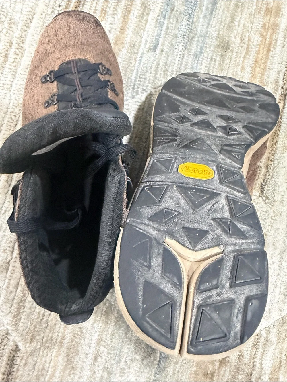 Men's Brown Lace-Up Outdoor Boots